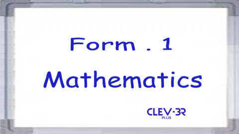 Form 1 - Mathematics (DLP)