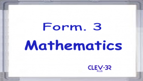 Form 3 - Mathematics (DLP)